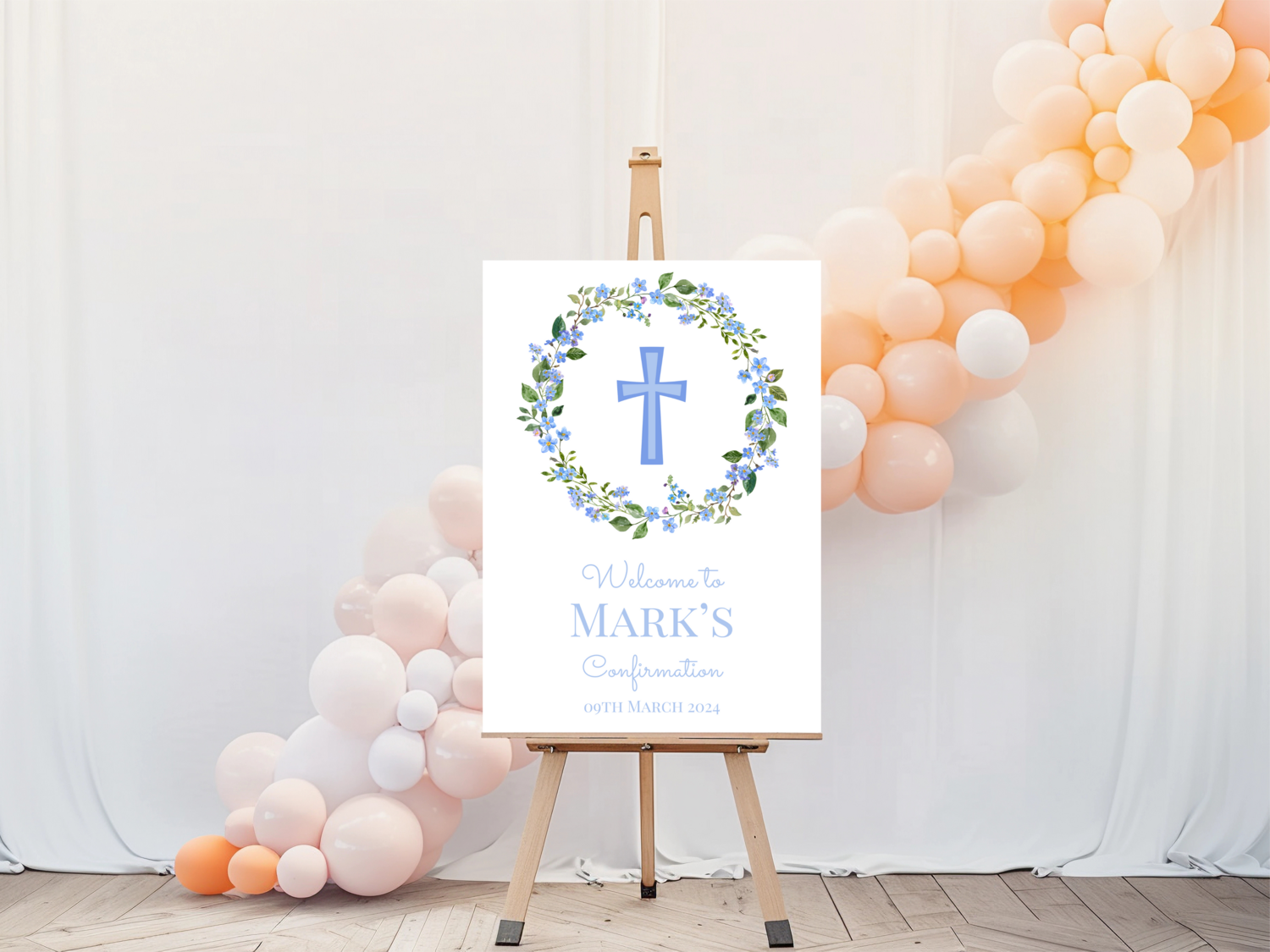 Confirmation Welcome Sign