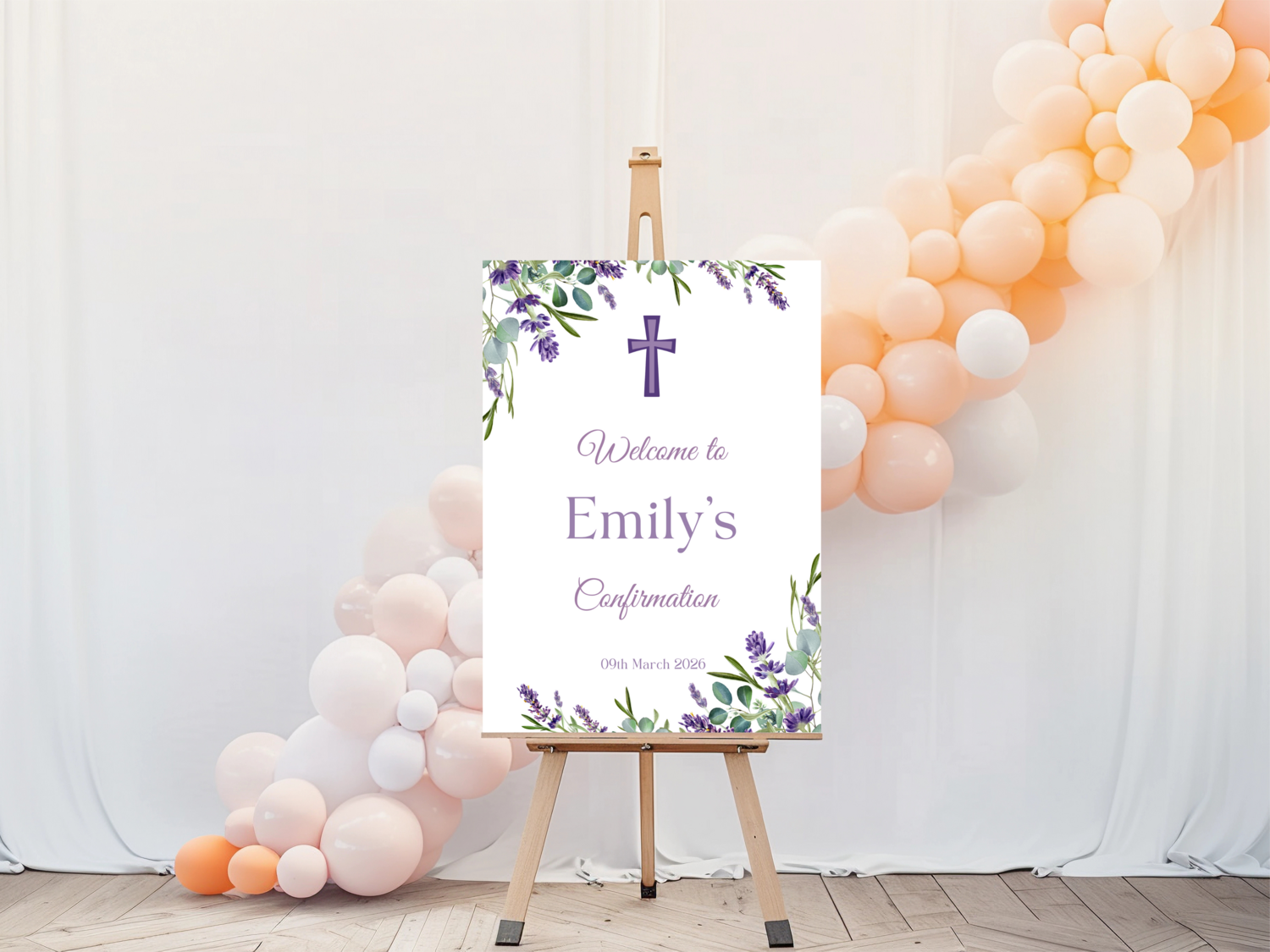 Confirmation Welcome Sign