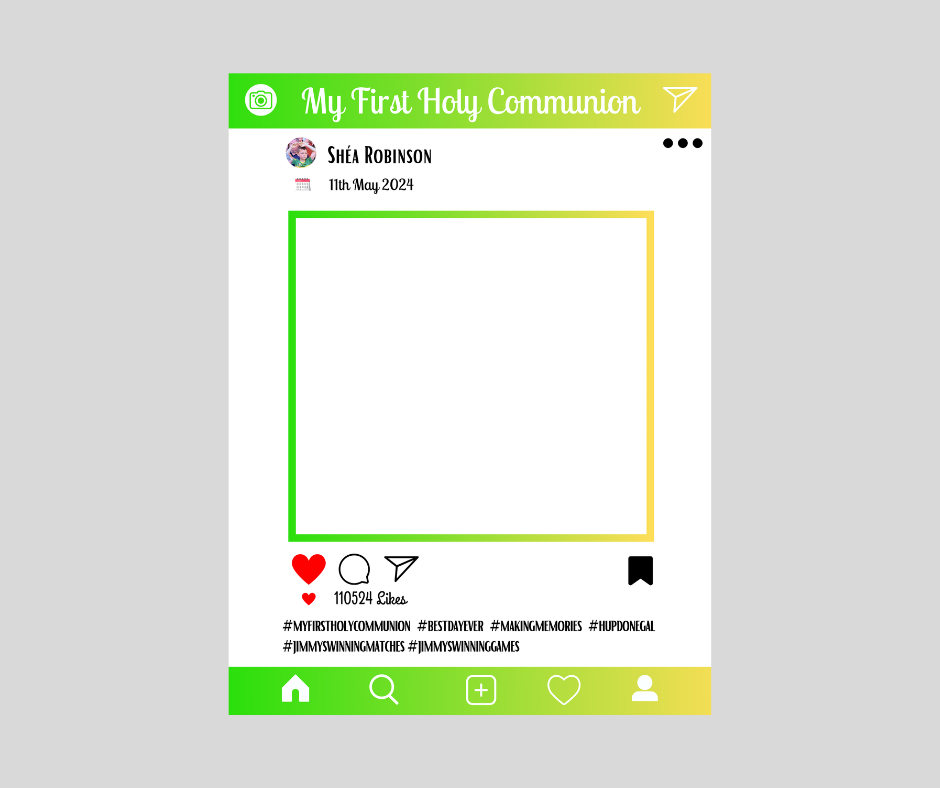 Donegal Themed Selfie Frame