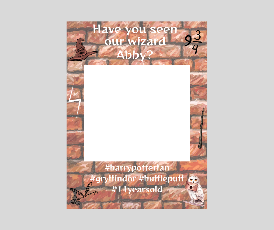 Wizard Themed Selfie Frame