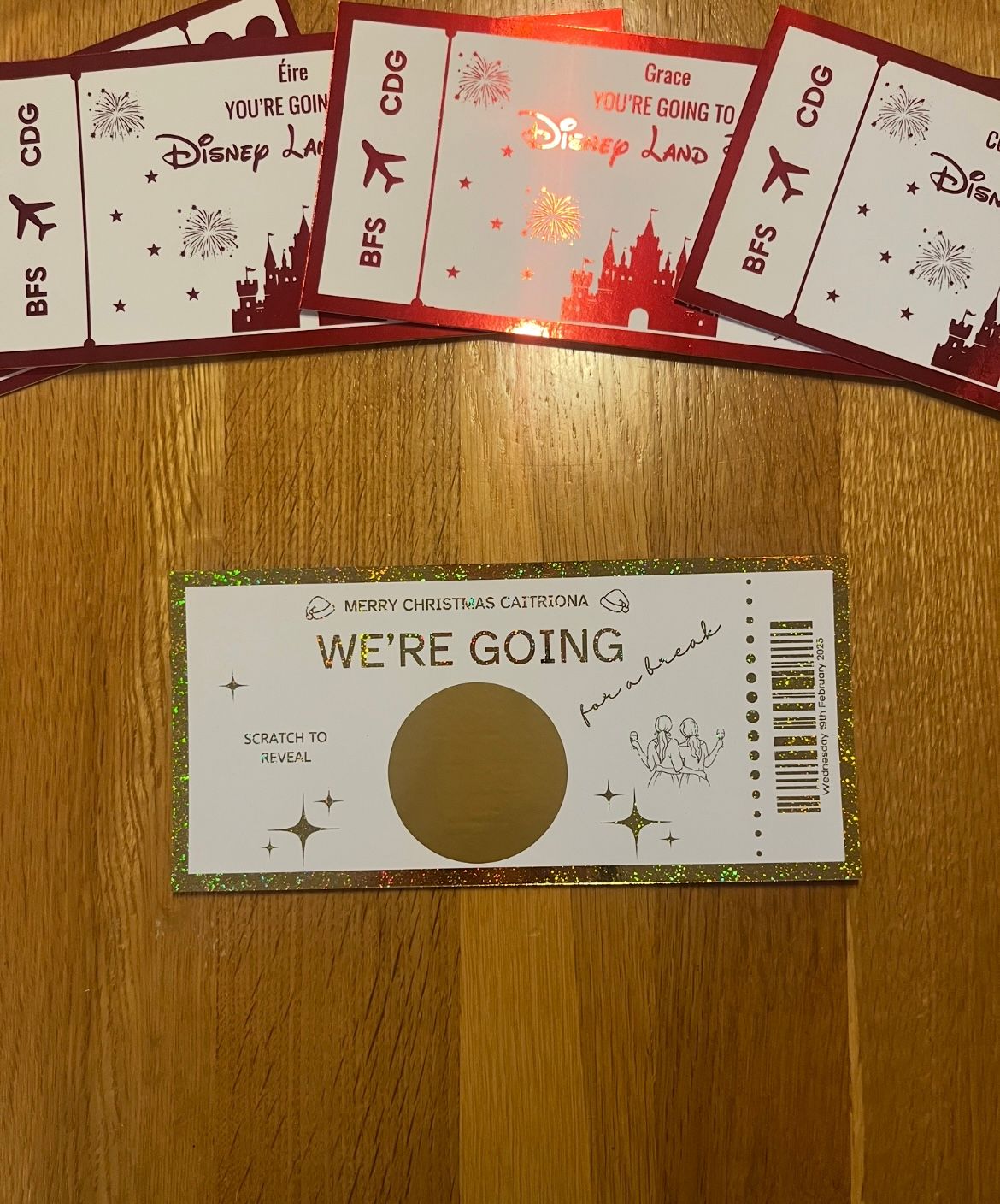 Novelty Ticket - Scratch To Reveal