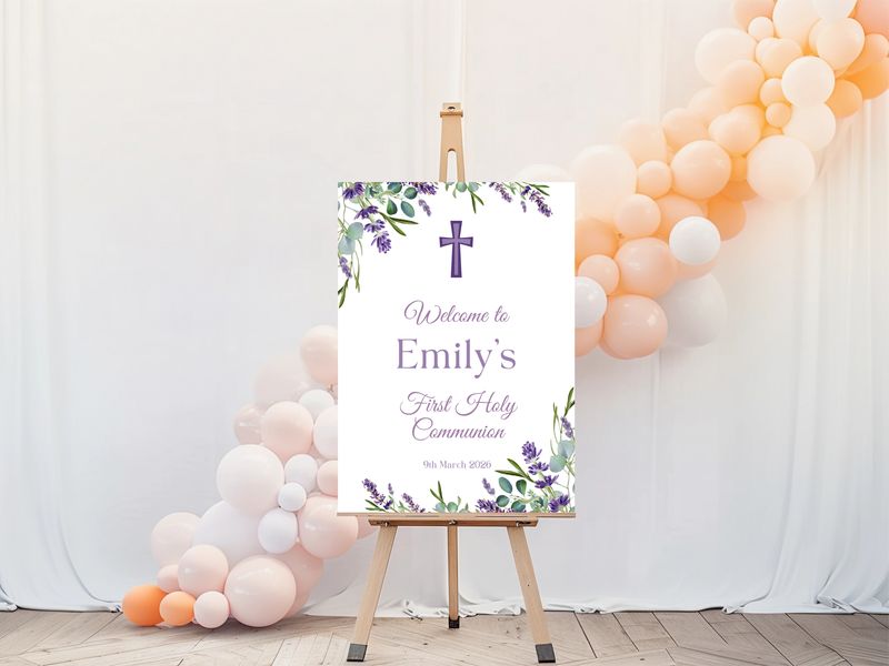 First Holy Communion Welcome Sign