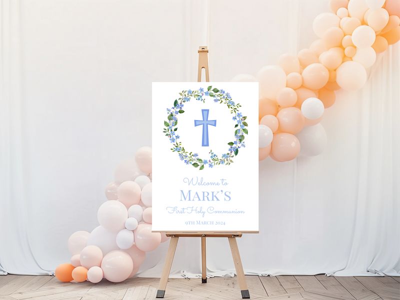 First Holy Communion Welcome Sign