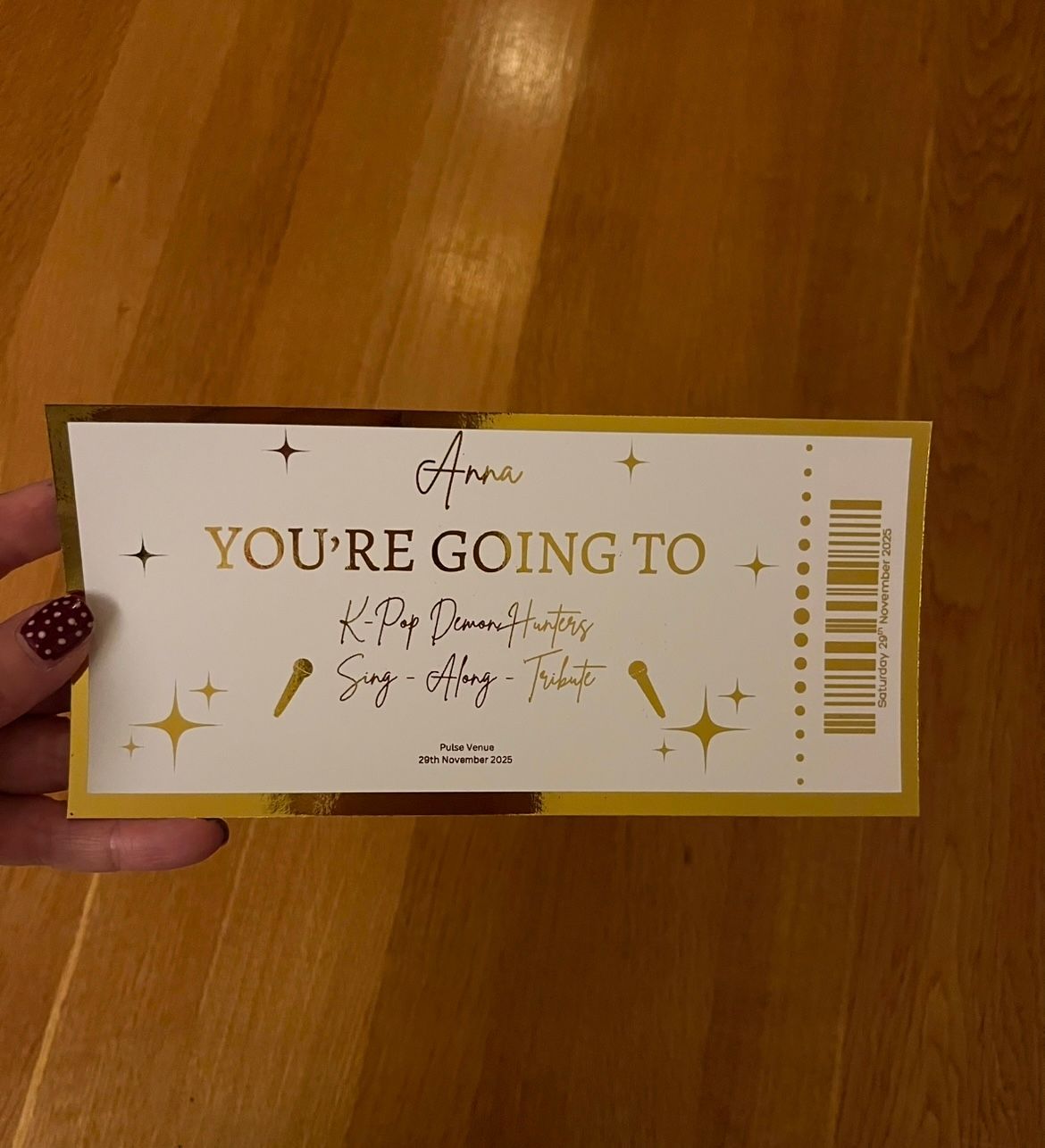 Novelty Ticket