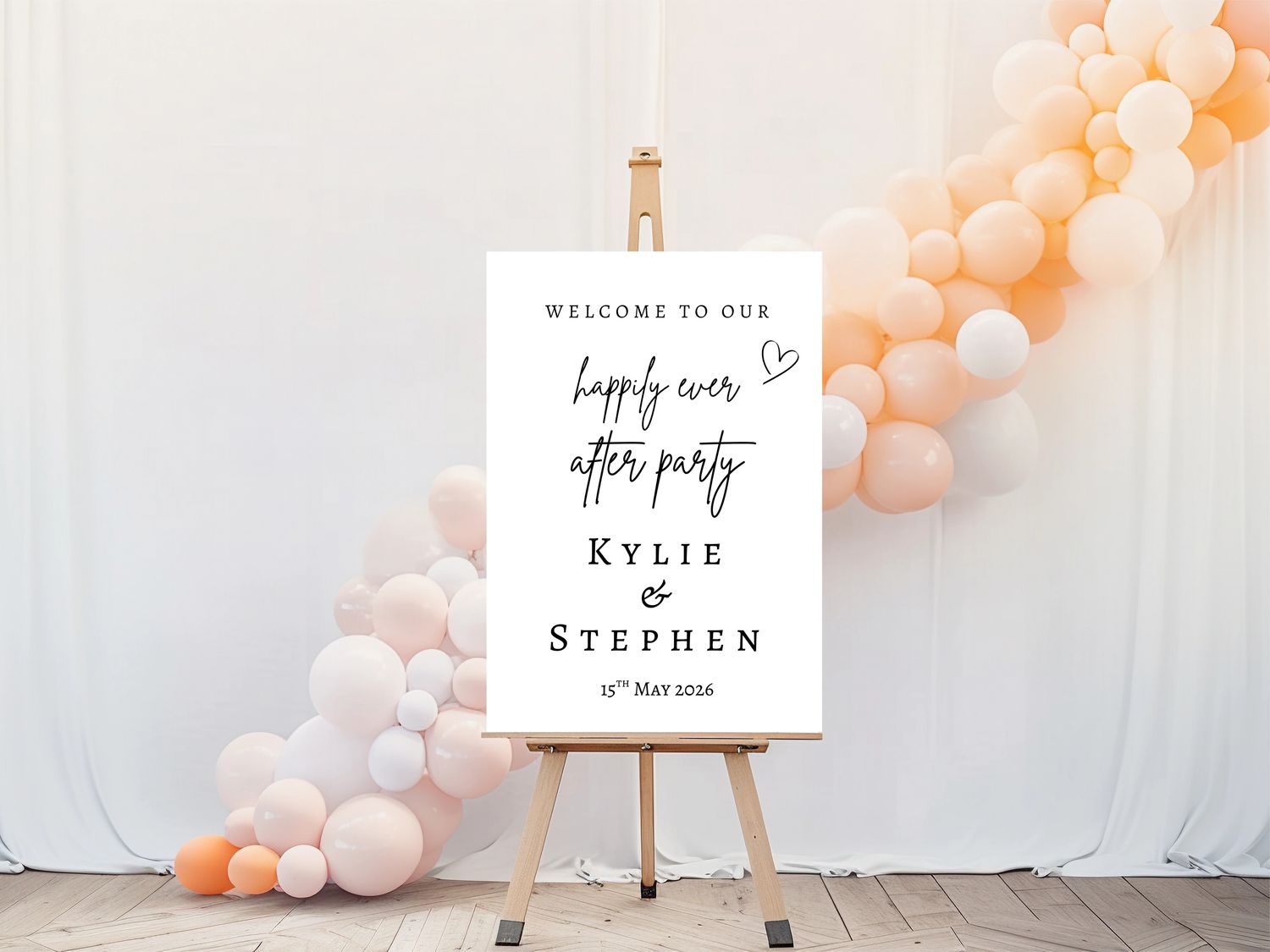 Happily Ever After Party - Welcome Sign