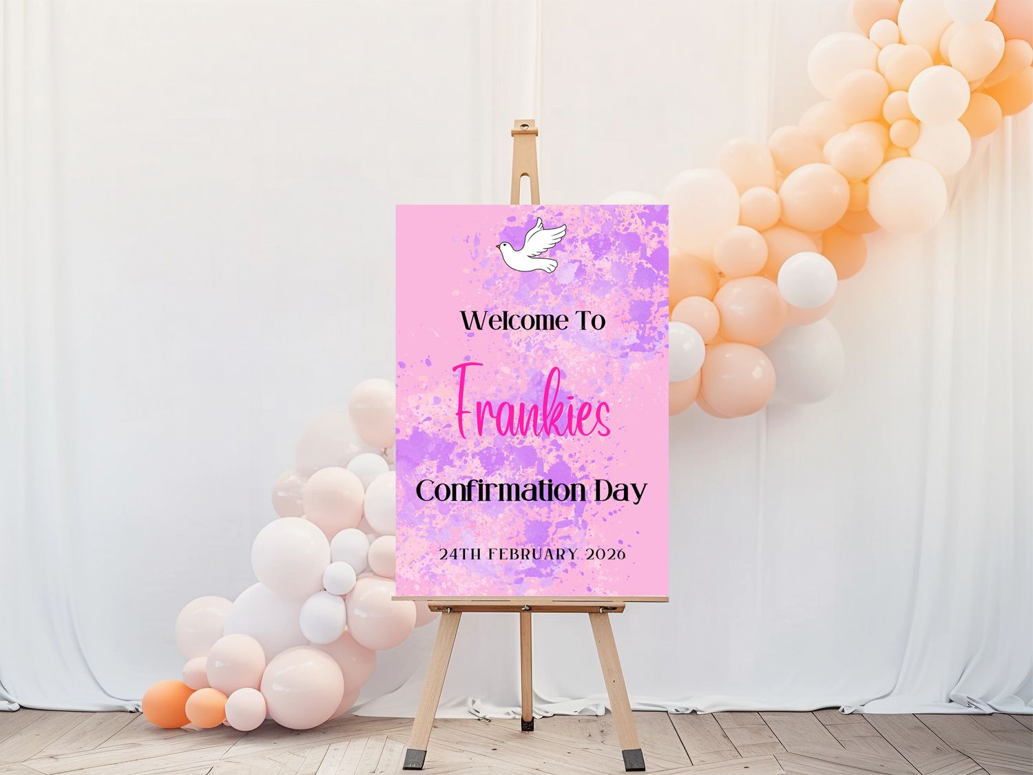 The Frankie Style - Confirmation Welcome Sign