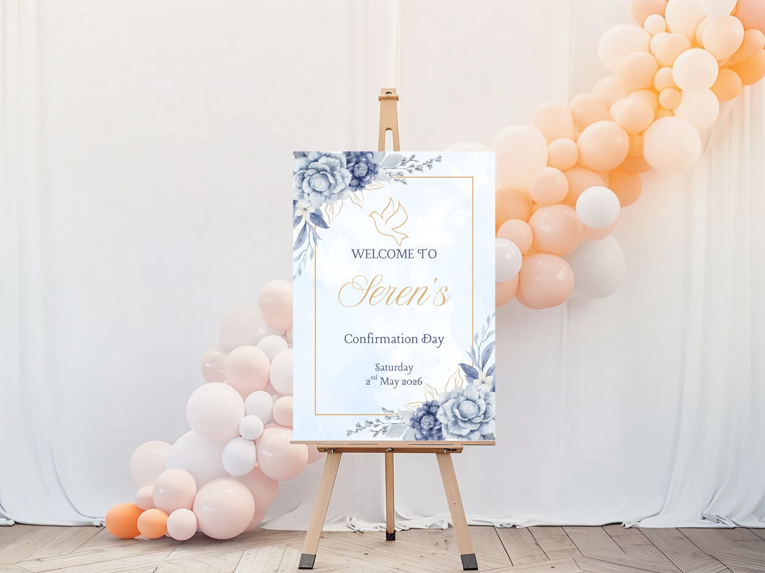 The Seren Style - Confirmation Welcome Sign