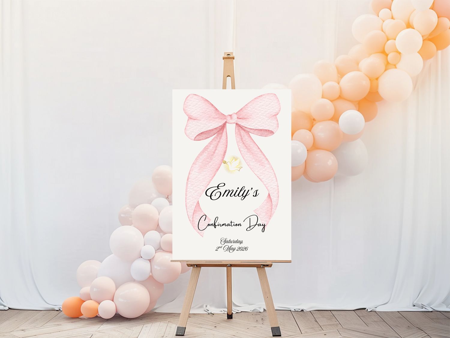 The Bow Style - Confirmation Welcome Sign