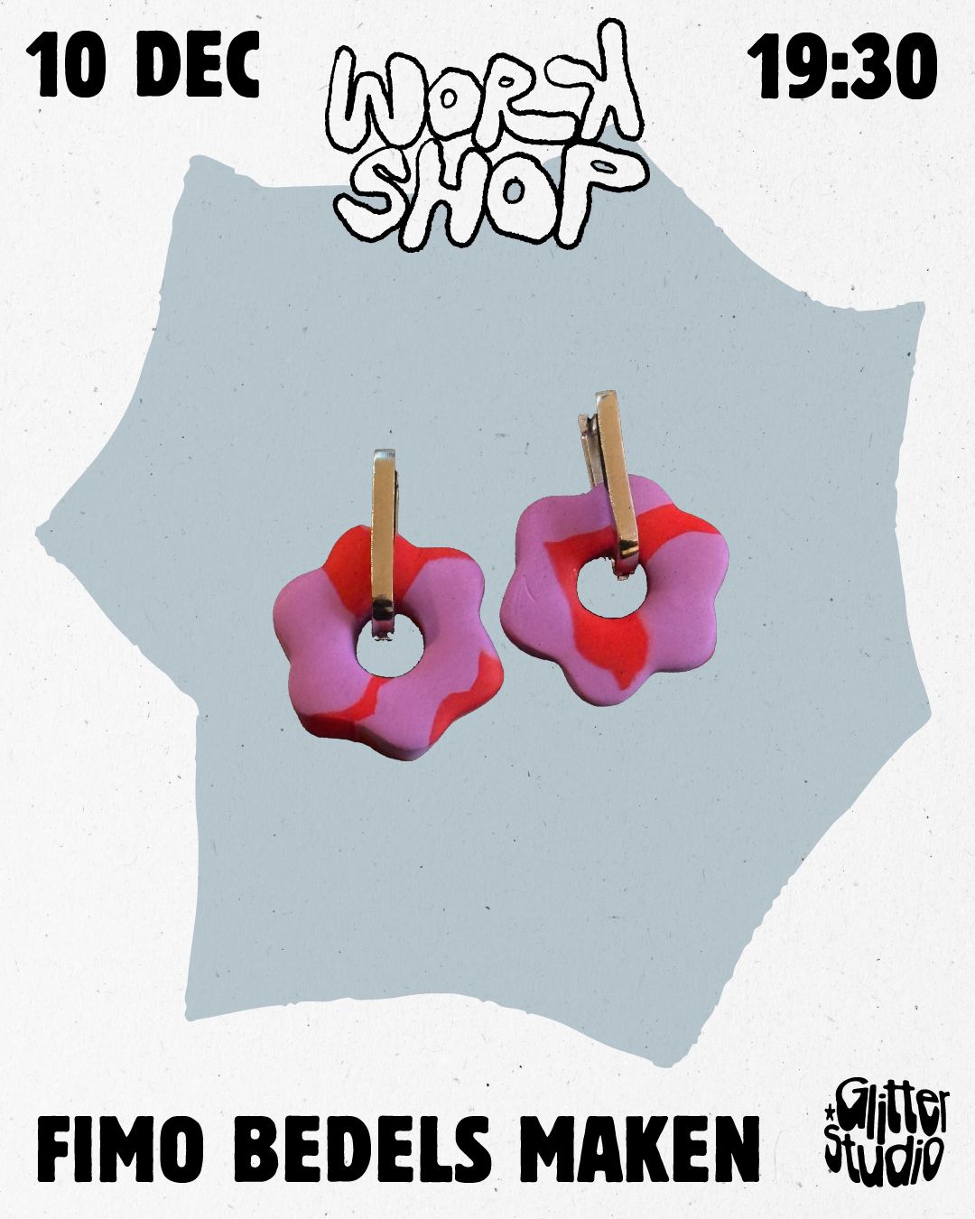 10dec. WORKSHOP - FIMO klei (sleutel)hangers