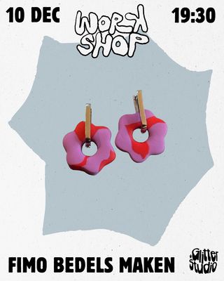 10dec. WORKSHOP - FIMO klei (sleutel)hangers