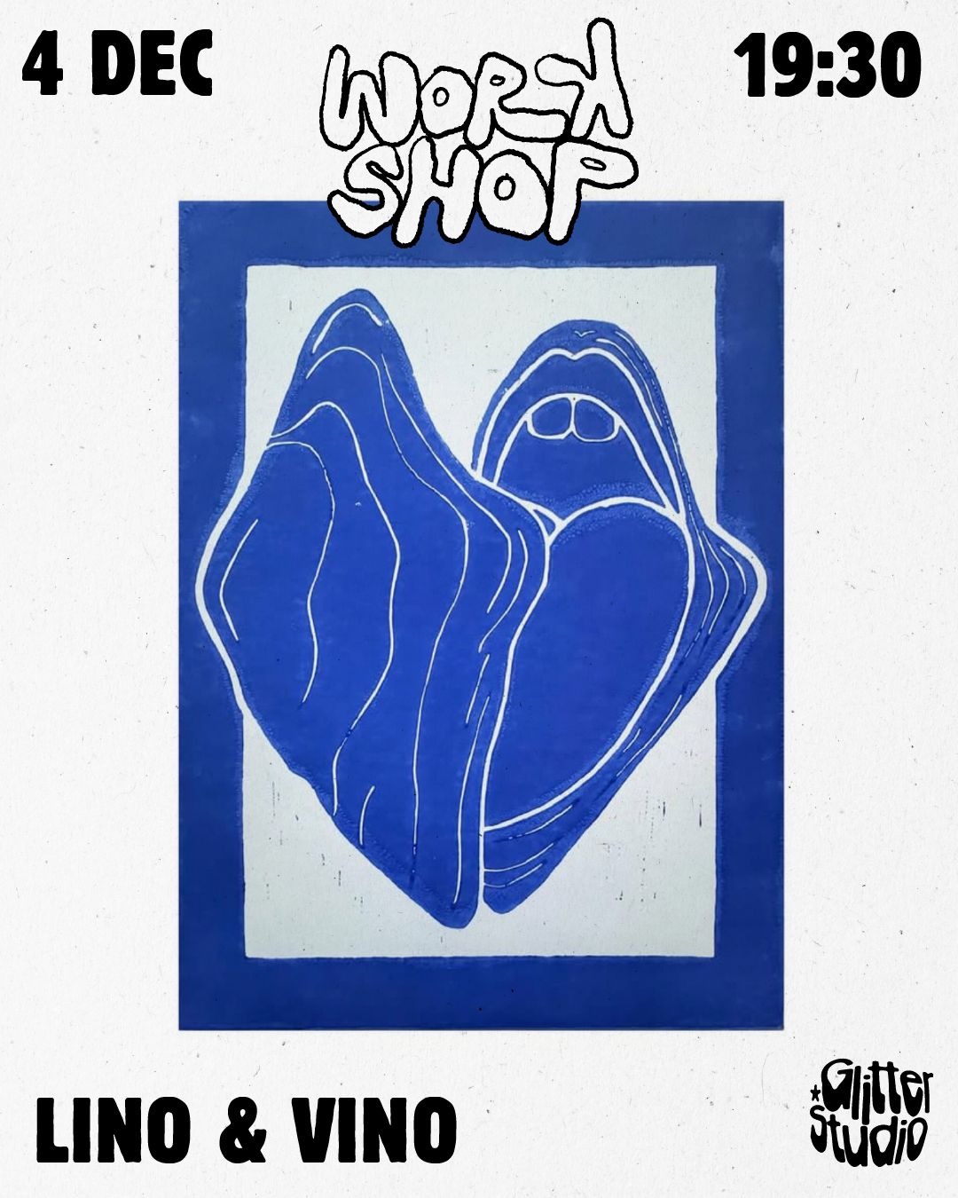 Extra : 4 dec.  WORKSHOP - Lino & Vino met Amy Moorman