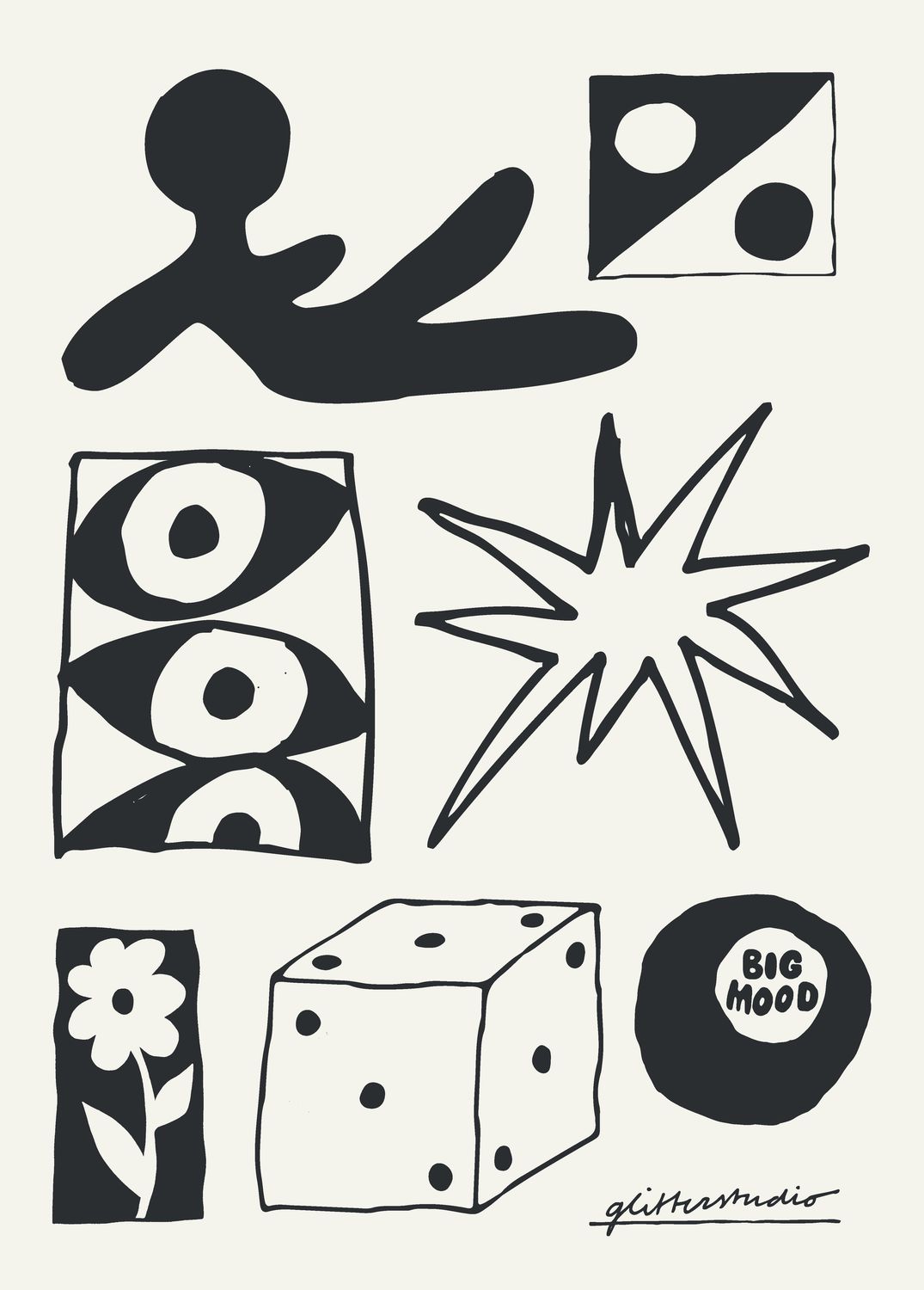 50x70 - Big Mood Collage