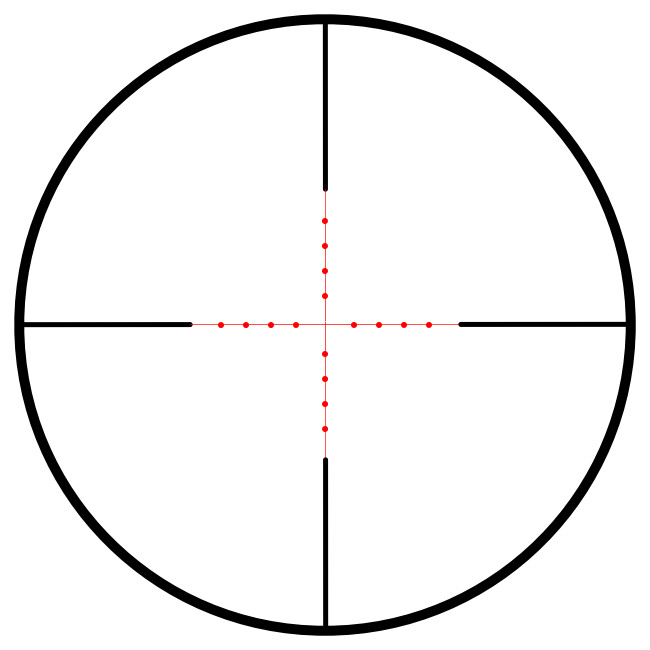 Hawke Vantage IR 4-16x50 AO, Reticle: Mil Dot IR Reticle