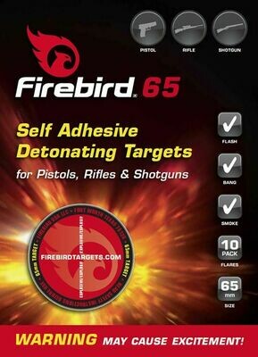 Firebird 65mm Expert Reactive Targets Per Pack Of 10