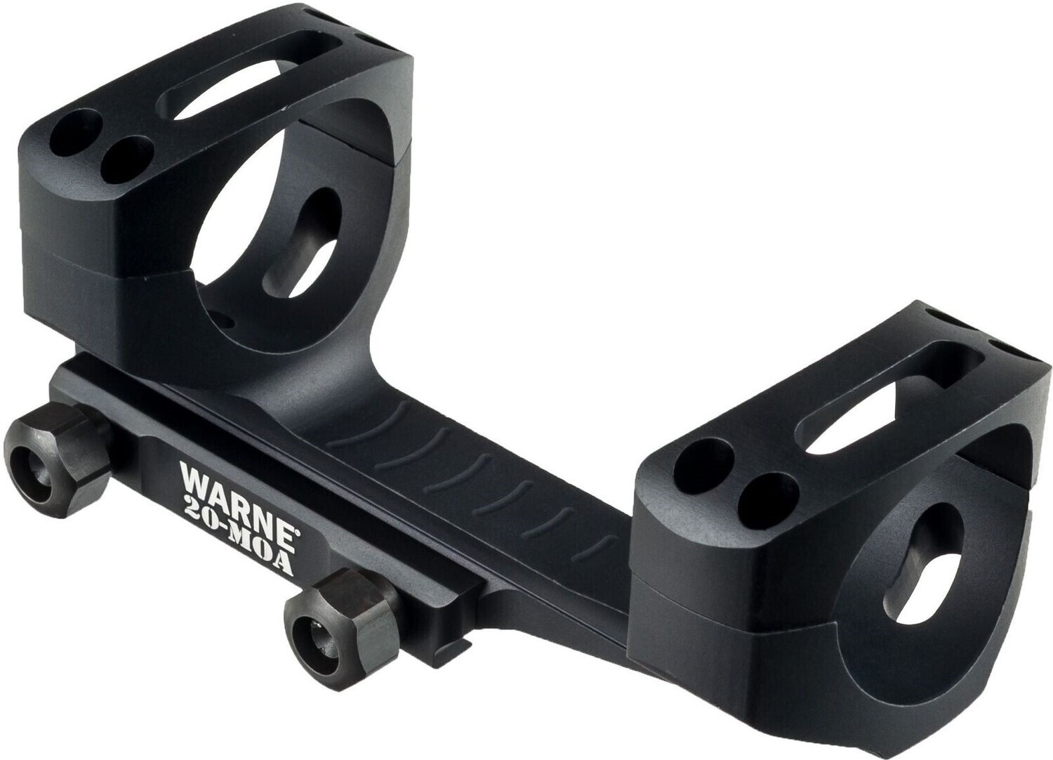 Warne 20MOA Ext. Skeleton 34mm Mount Black