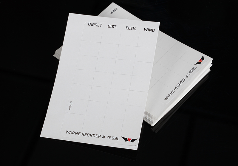 Warne Data Card Label Refills - 50Pk