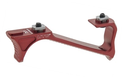 UTG Ultra Slim Angled Foregrip M-LOK®, Matte Red