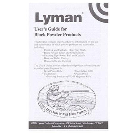 Lyman Black Powder Users Guide