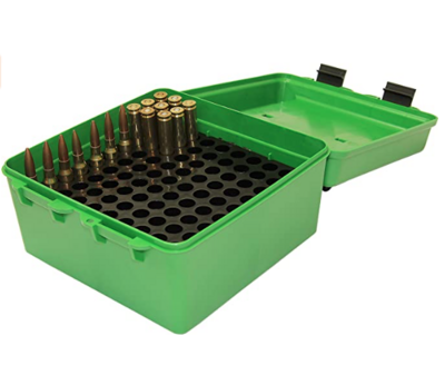 MTM Ammo Box 100 Rd With Handle (Green)