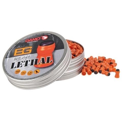 Gamo Pellets 4.5mm, Calibre: 4.5mm Bear Grylls Lethal (100)