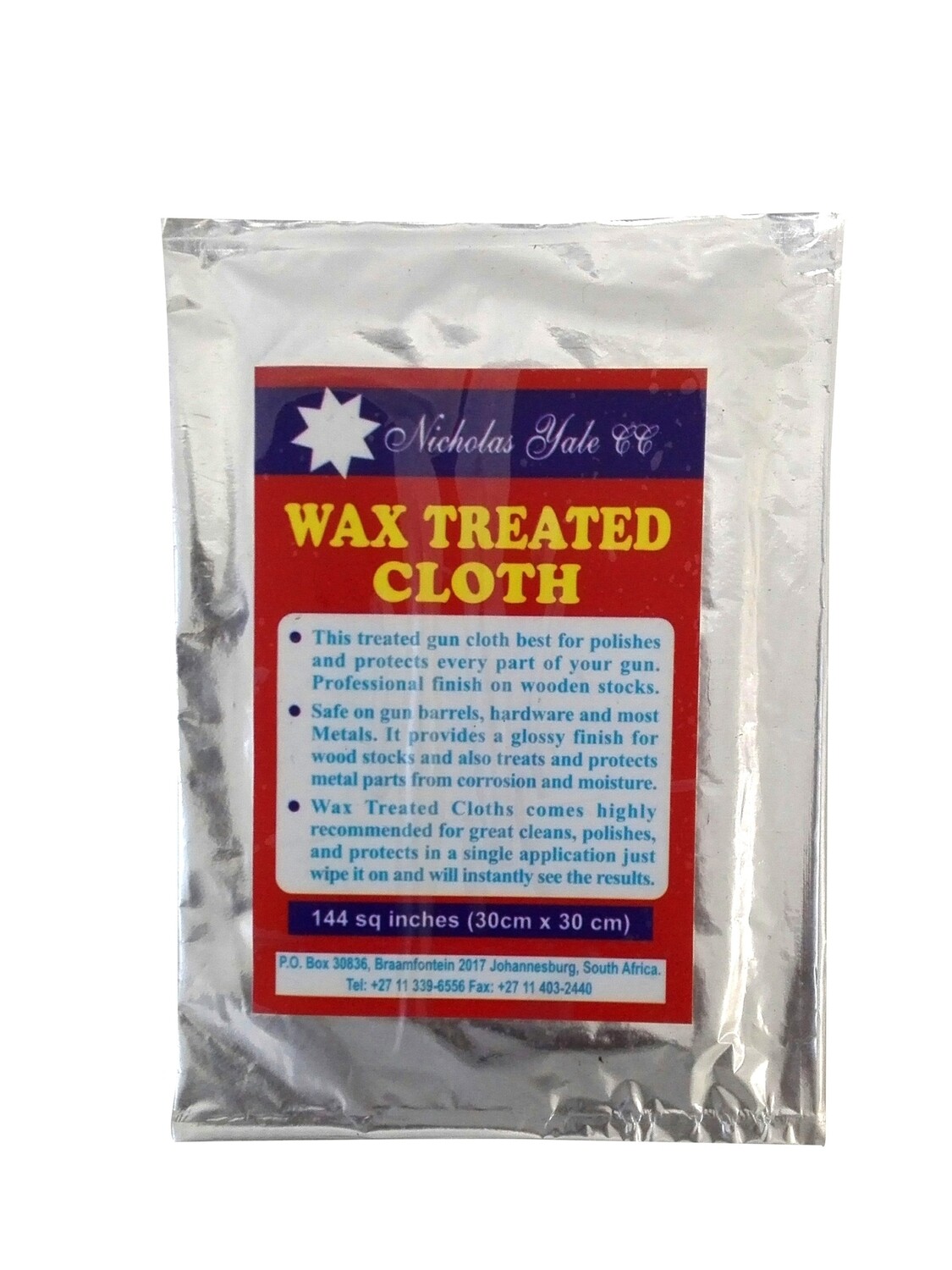Yale Wax Treated Cloth 12X12