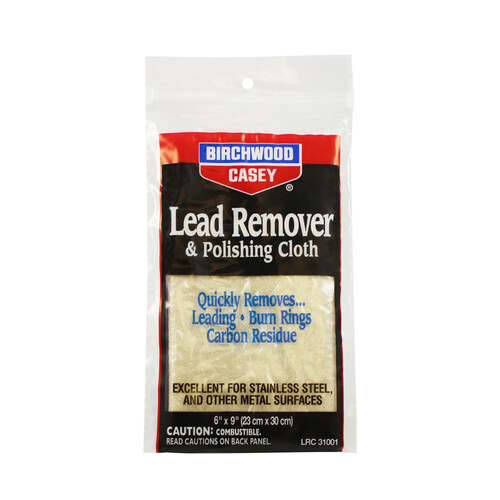 Birchwood Casey Lead Remover &amp; Polishing Cloth 6X9