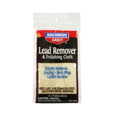 Birchwood Casey Lead Remover & Polishing Cloth 6X9