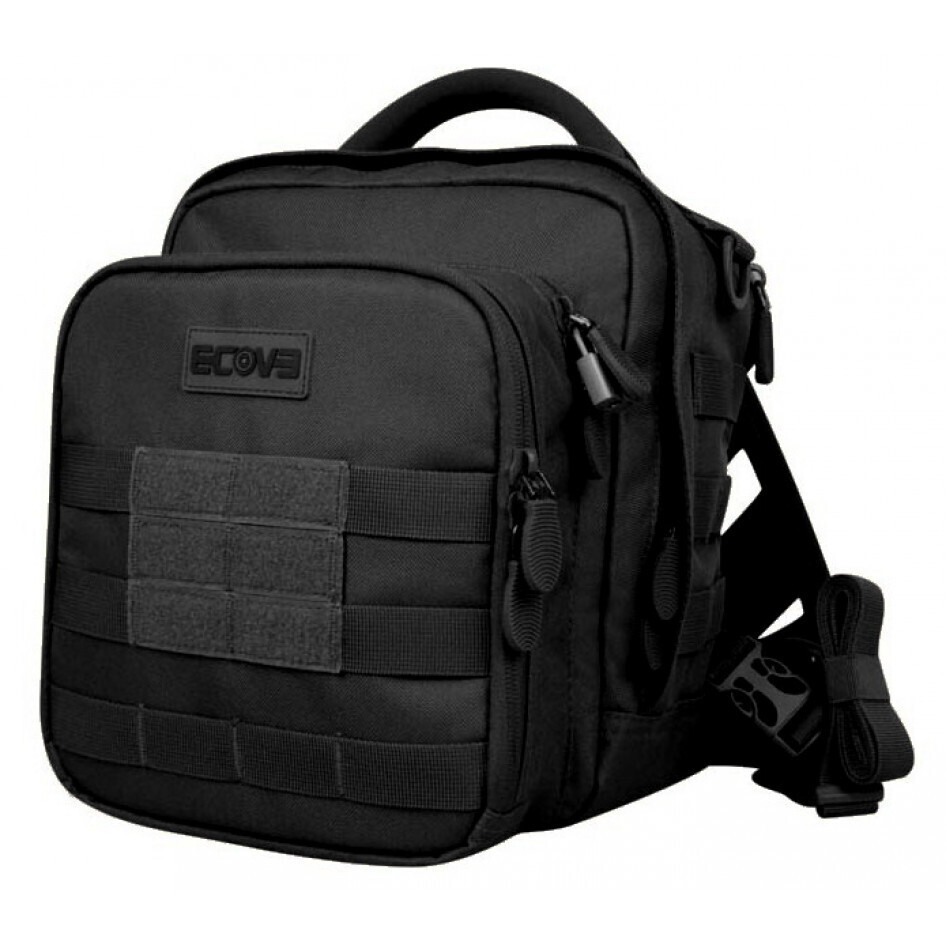 EcoEvo Tactical Sling Pack, Colour: Black