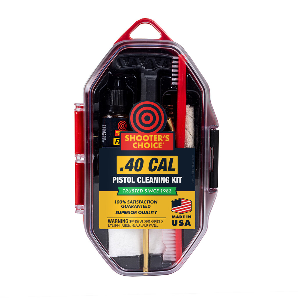 Shooter&#39;s Choice Pistol Clean Kit, Calibre: 40Cal