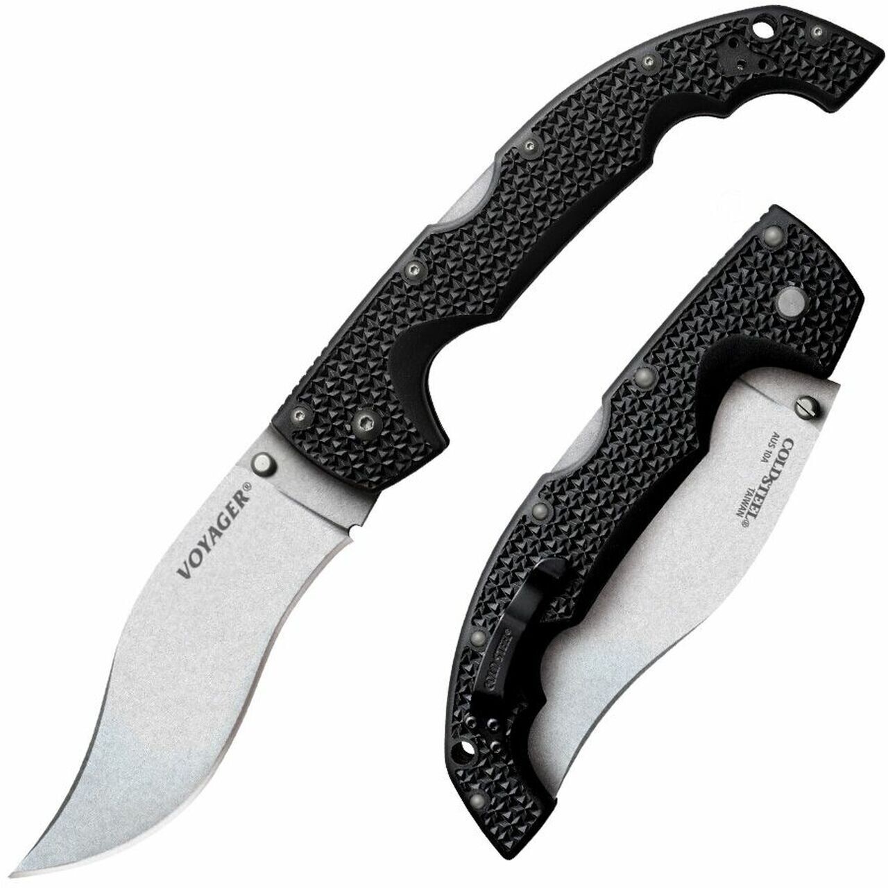 Cold Steel Knife Voyager Xl, Edge Type: Plain Edge