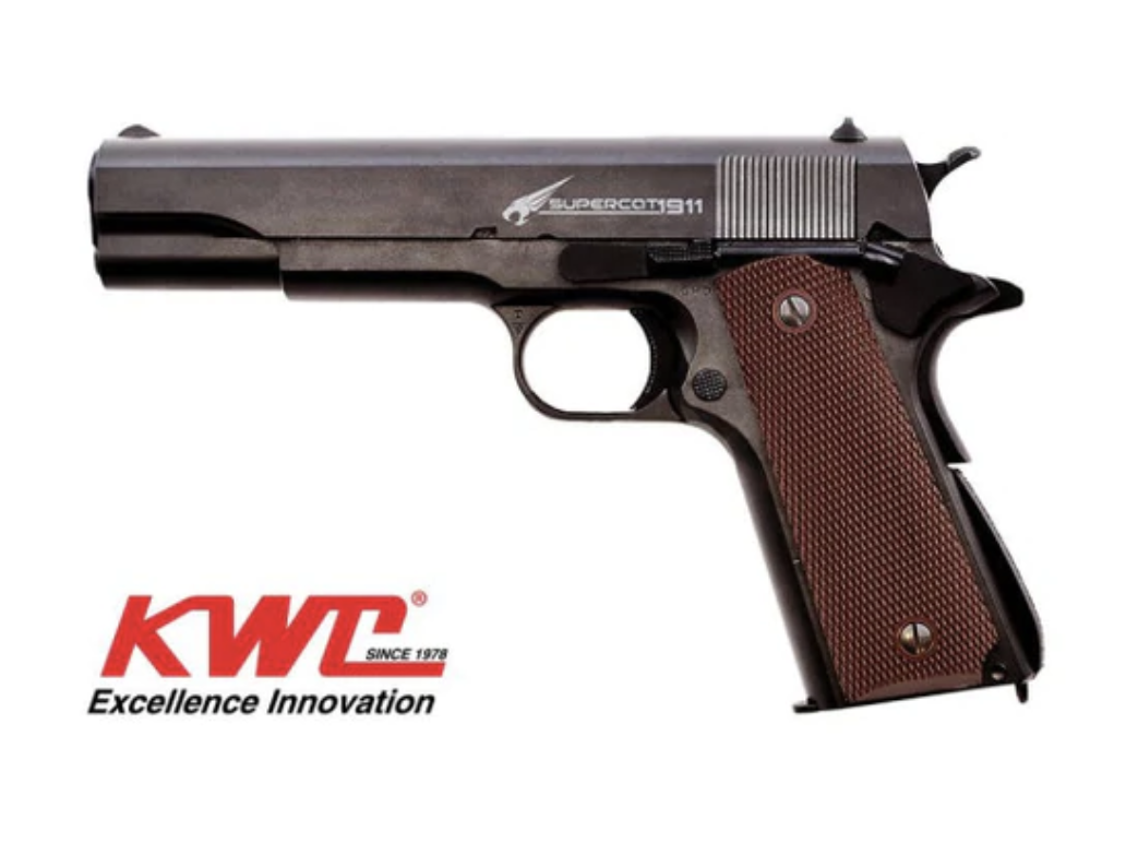 KWC Supercat 1911 Co2 4.5mm BB Pistol B/Back