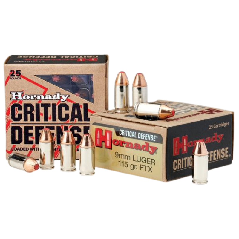 Hornady 9mm Luger 115 gr FTX Critical Defense
