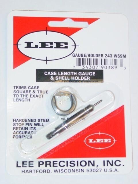 LEE Gauge/Holder 6mm Rem / 244 Rem