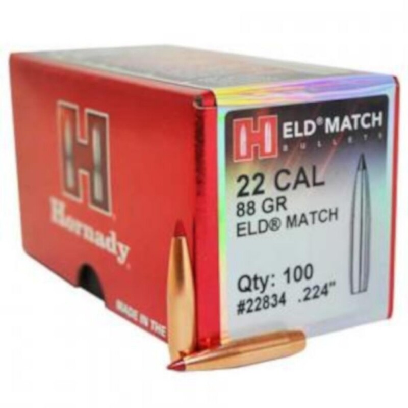 Hornady 22- 88Gr ELD Match (100)