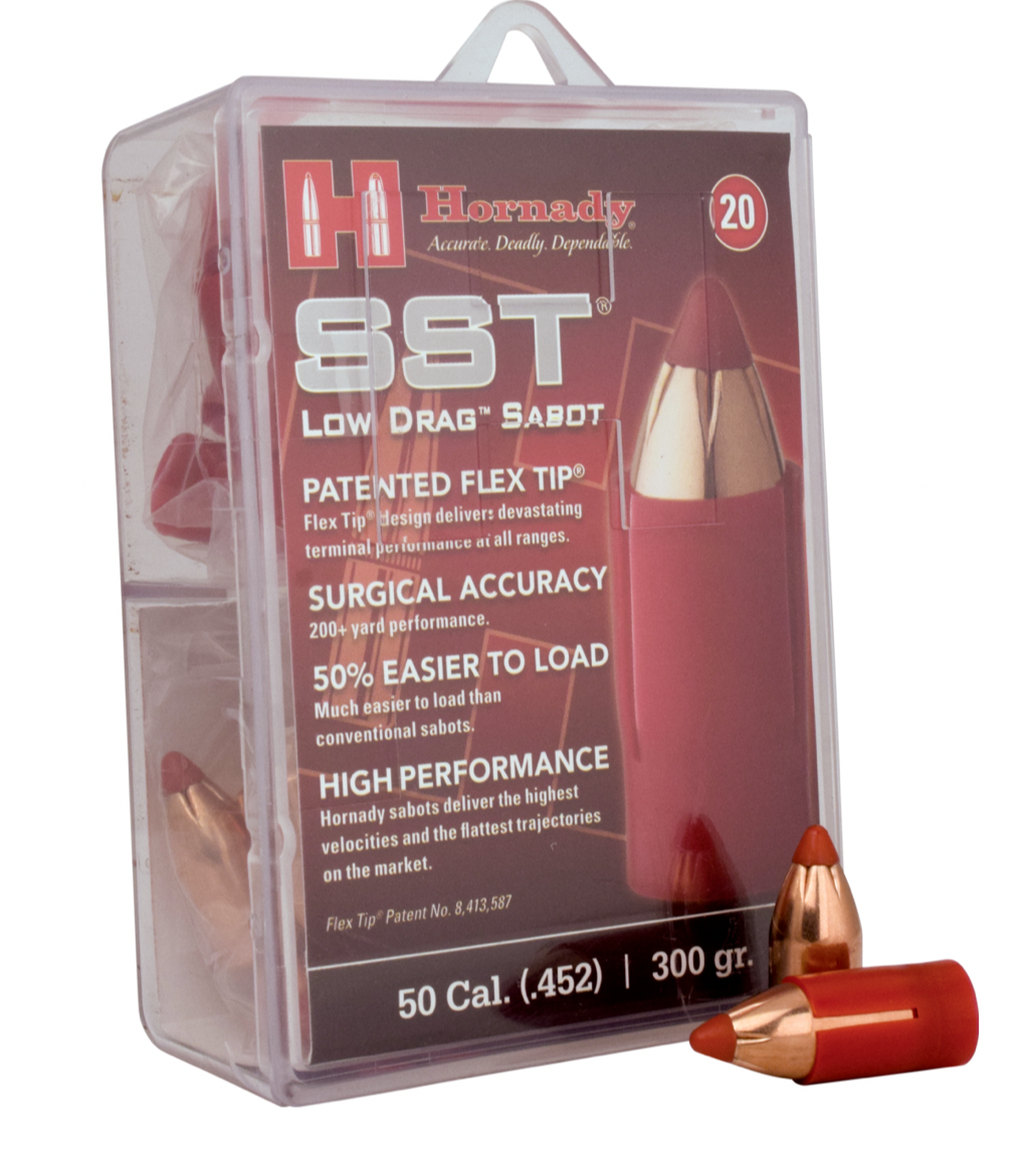 Hornady 50 Cal Sabot Low Drag™ with 45 Cal 300 SST® Bullet 300gr