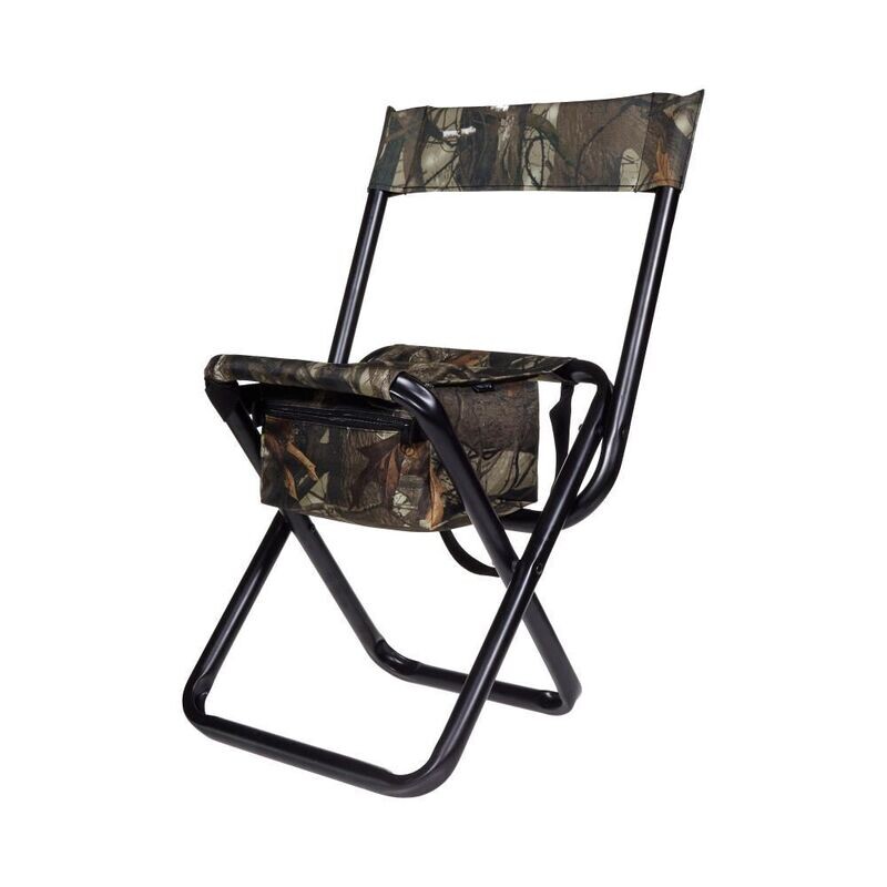 Allen Folding Stool With/Backrest Next Camo