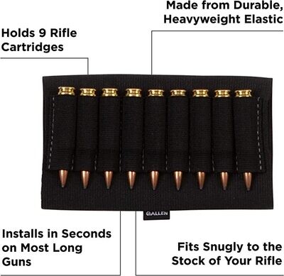 Allen Rifle Ammo Stock Sleeve Black