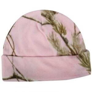 Bow Outdoor Fleece Cap Pink Camo