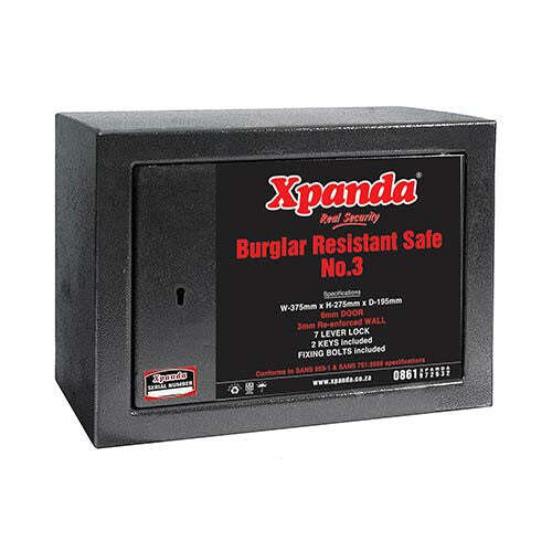 Xpanda Handgun Burglar Resistant Safe No. 3