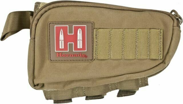 Hornady Cheek Piece Ammo Pouch Right Hand, Colour: Tan