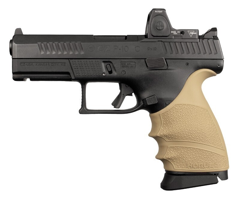 Hogue Beavertail Grip CZ P10C Fde