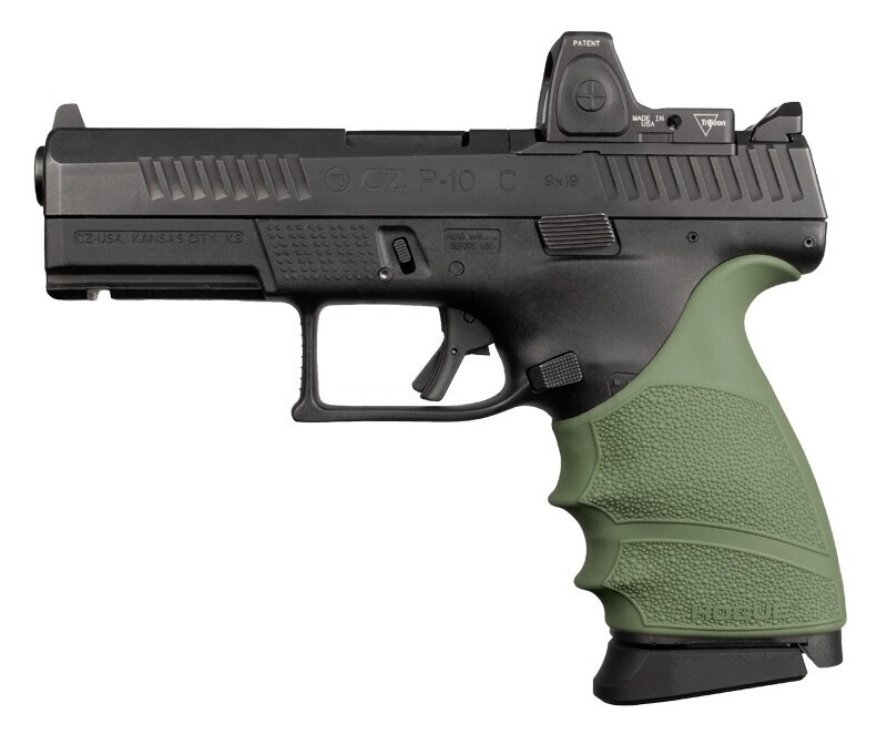 Hogue Beavertail Grip CZ P10C Od Green