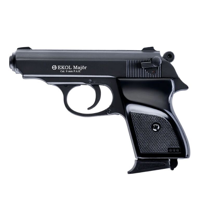 Ekol Major Black 9mm Blank Pistol