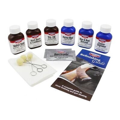 Birchwood Dlx Blueing &amp; Stock Finish Kit