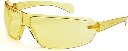 Univet 553 Zeronoise Yellow Glasses