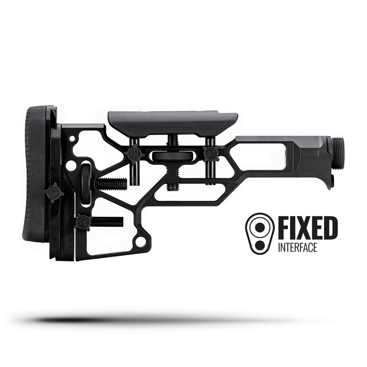 MDT SRS Standard Skeleton Rifle Buttstock - Cerakote Black
