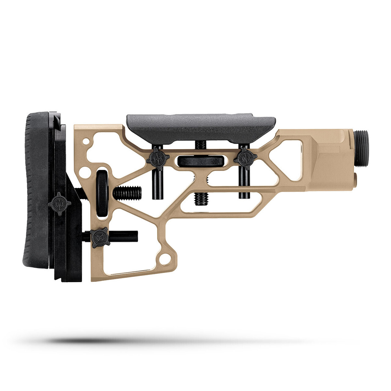 MDT SRS Short Standard Skeleton Rifle Buttstock - Cerakote FDE