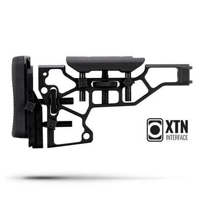 MDT SRS-X Skeleton Rifle Stock - Cerakote Black