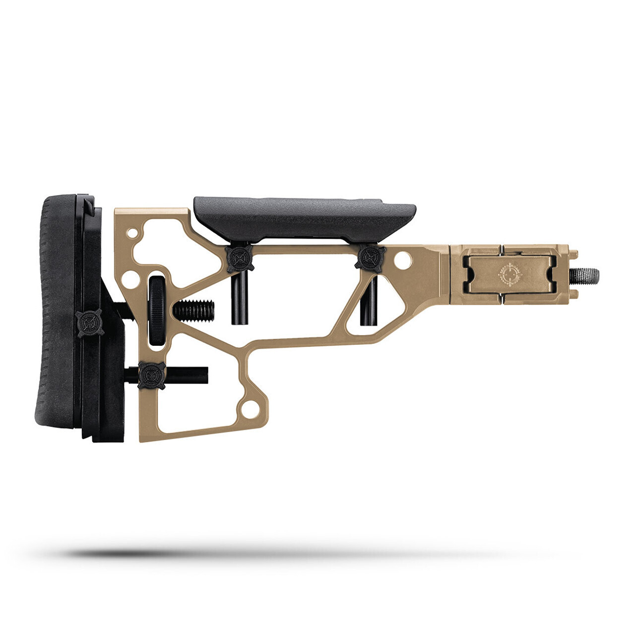 MDT SRS-XF Skeleton Rifle Stock Folding - Cerakote FDE
