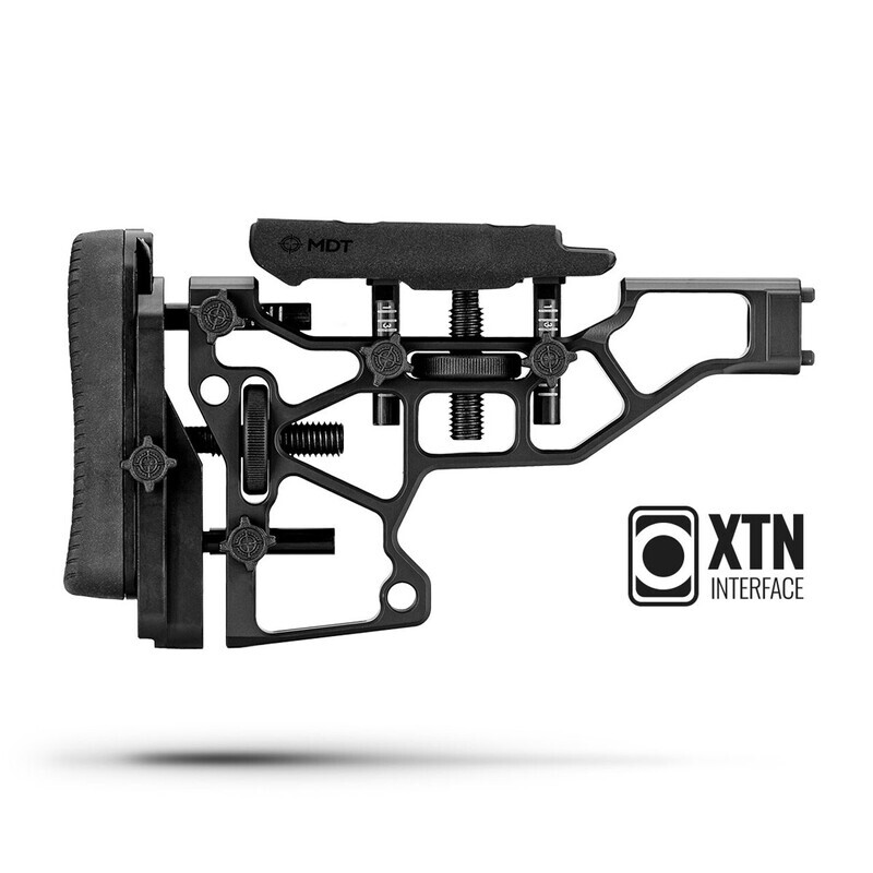 MDT SRS-X Premier Short Skeleton Rifle Stock - Cerakote Storm Trooper White